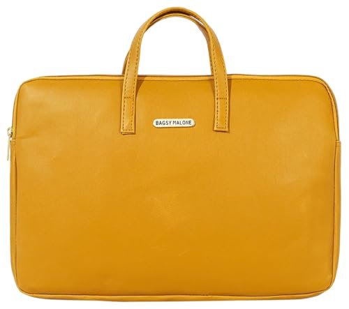 Bagsy Malone Formal Business Briefcase Bag Crossbody Messenger College Bags for MacBook INoteBook ITablet Laptop Upto 15.6 Inch | Laptop Bag with Briefcase Handle