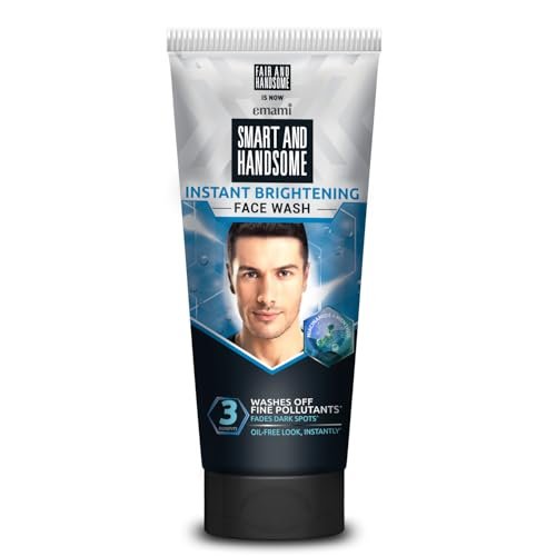 Smart And Handsome Face Wash, Instant Brightening, Instant Freshness, 150g