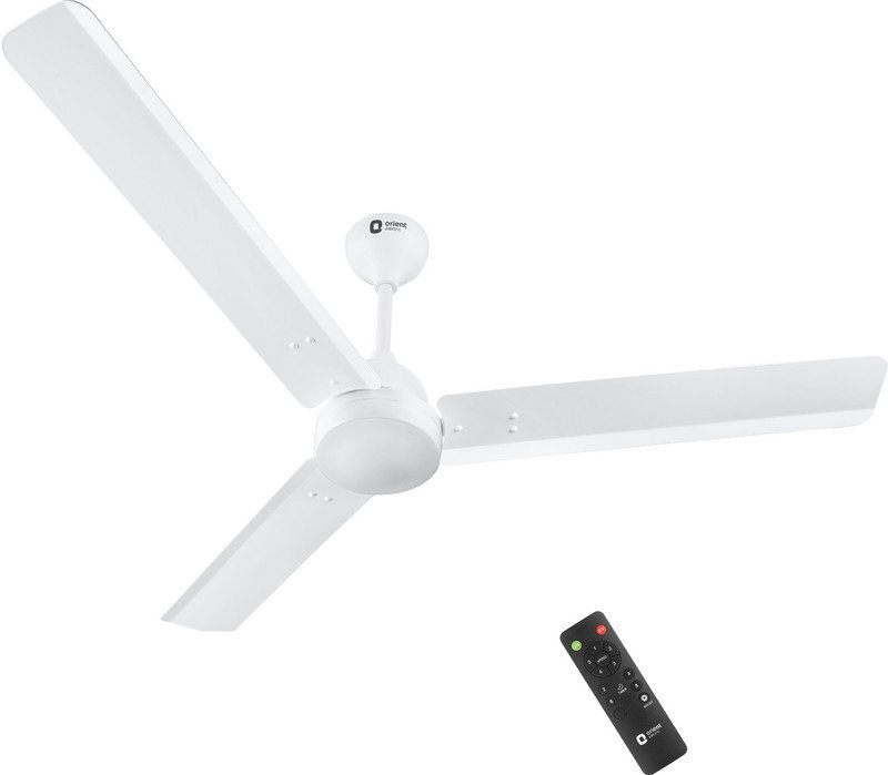 Orient Electric Kratos Neu with 3 Year Warranty BLDC Motor with Remote 1200 mm Ceiling Fan(5 Star | White | Pack of 1)