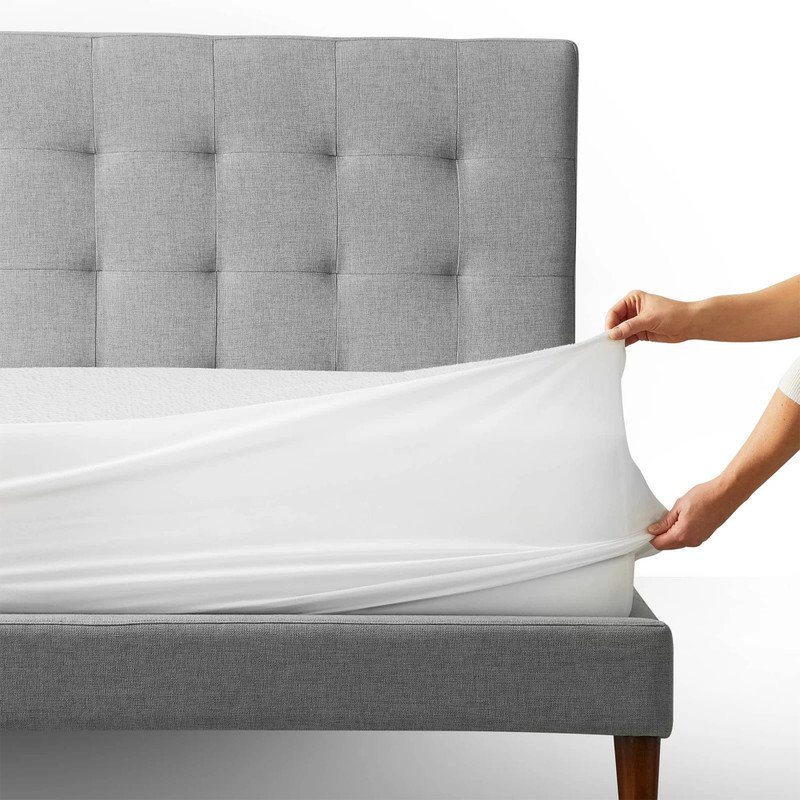 Story@home Double Size Fitted Cotton Breathable, Waterproof Mattress Cover(White)