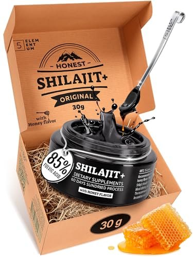 Original Himalayan Shilajit – 30g Premium Resin in Natural Honey – Sourced from the Himalayan Mountains