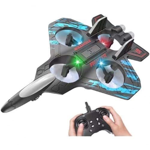Dholaji Remote Control Star Fighter Plane with Controller, LED Lights, 2.4G Signal, EPP Body