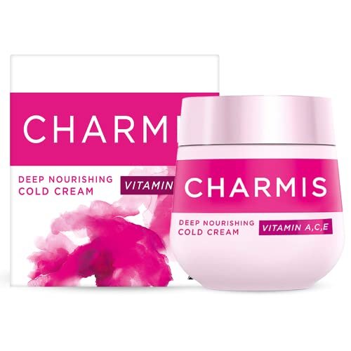 Charmis Deep Nourishing Cold Cream with Vitamin C, A & E, for glowing, nourished & moisturized skin, 200ml