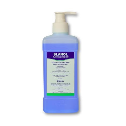 Slanol Alcohol Based Hand Sanitizer | Propanol 45% MES 0.2% | Instant Germ Protection | Suitable for All Skin Type | 500ml (Pack of 1)