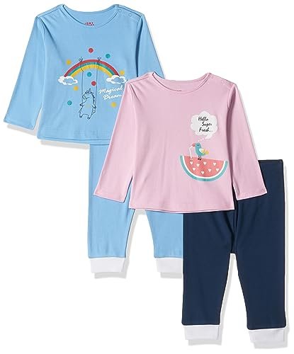 Amazon Brand – Jam & Honey Baby-Boy’s 100% Soft & Pure Cotton Long Sleeve Tee with Jogger – Clothing Set