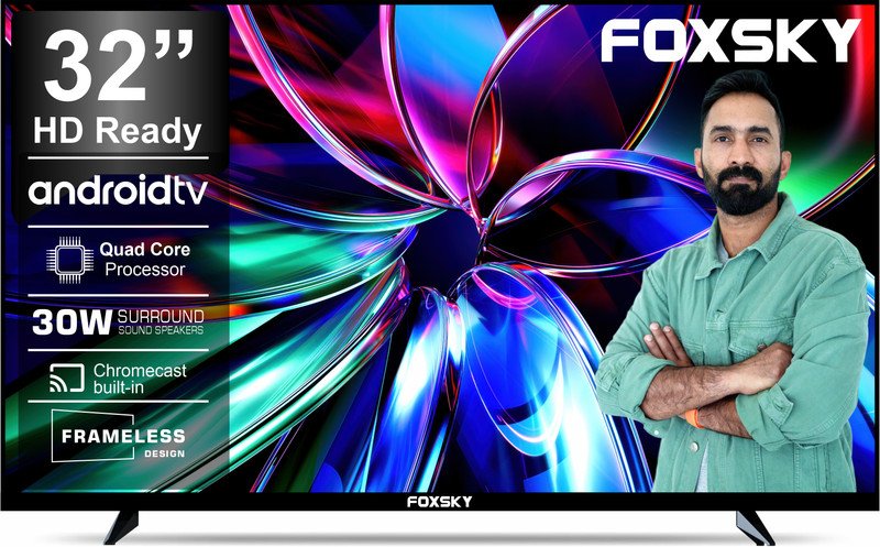 Foxsky 80 cm (32 inch) HD Ready LED Smart Android TV(32 FSELS PRO)