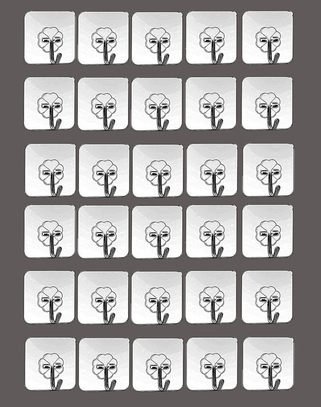 Tuelip Set of 30 Wall Hooks Heavy Duty Hooks for Hanging 10KG (Max) Hook 30(Pack of 30)