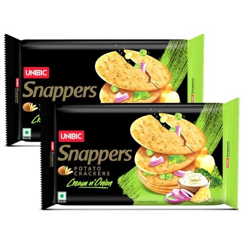 Unibic Snappers Cream & Onion 560gm/600gm Weight may Vary