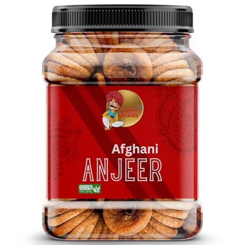 Marwadi Farm Afghani Anjeer Whole Dried Figs | Sweet And Soft | Natural Dry Fruit | Kitchen Essential (1kg)