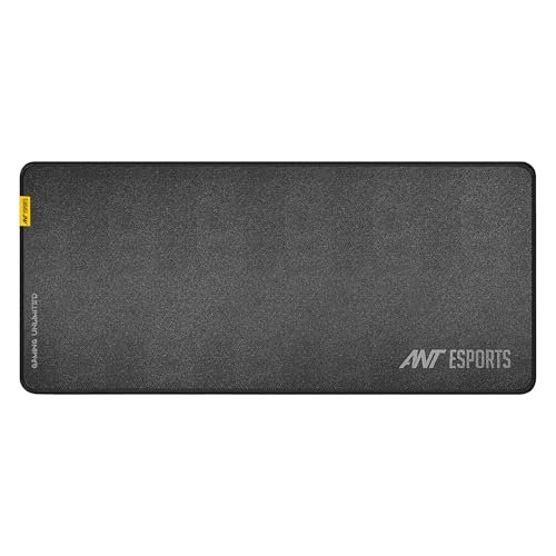 Ant Esports MP290 Gaming Mouse Pad-L- Large with Stitched Edges, Waterproof Non-Slip Base for Gaming & Office – Black