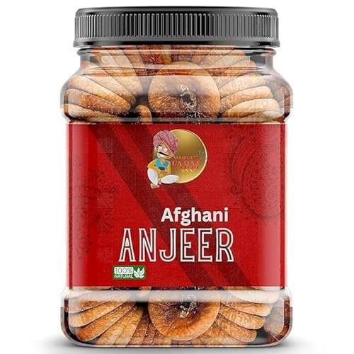 Marwadi Farm Dry Anjeer (Dried Figs) – Natural & Nutritious Snack – Rich in Fiber & Vitamins – Ideal for Cooking, Baking & Healthy Eating (1kg)