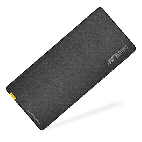 Ant Esports MP320S – Speed Gaming Mouse Pad-XL-Extended Large with Stitched Edges, Waterproof Non-Slip Base for Gaming & Office – Black