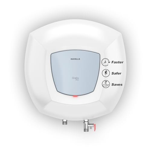 Havells All New Greta Pro 25L 5 Star Storage Water Heater (Geyser) | Faster Heating | Safe to use | Saves electricity |Engineered for Hard Water | Feroglas Coated Anti Rust Tank | Made in India