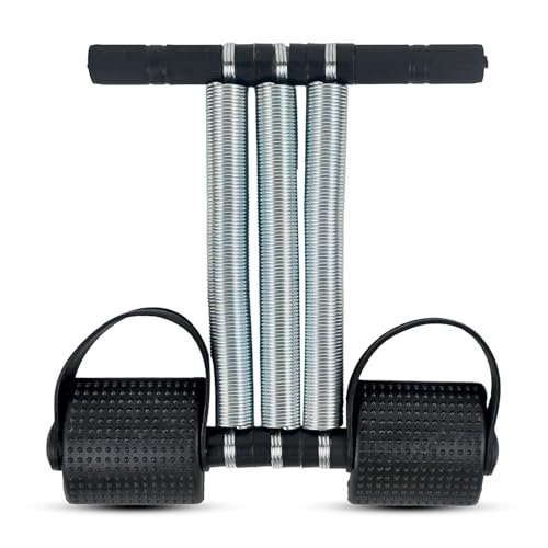 GrowStep 3-Spring Tummy Trimmer for Men & Women – Ab Toner & Belly Fat Reducer for Home Gym, Core & Waist Workout, Yoga & Fitness Training Tool