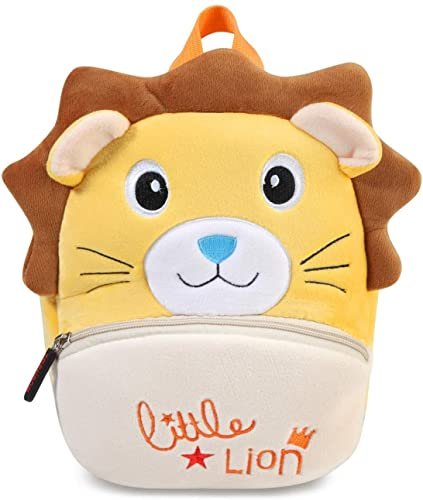 Frantic Kids Soft Cartoon Animal Travelling School Standard 2 Compartment Backpack Bag Soft Plush Backpacks Boys Girls For 2 To 5 Years Nursery,Preschool,Picnic(Brown_Teddy_Candy Bag) Medium,15 Liter