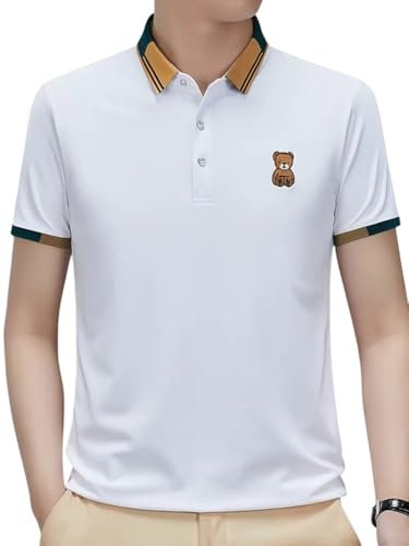 JVX Men T-Shirt || T-Shirt for Men || Polo T Shirt || T-Shirt (MRT-212) (in, Alpha, L, White)