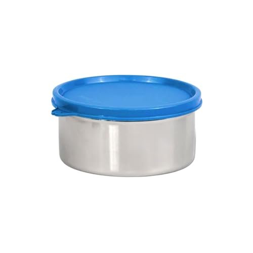 SignoraWare Store Well Stainless Steel Container | Airtight & Leakproof | Microwave Safe | Durable & Compact | Ideal for Carrying Meal, Snacks & Salads | Best for Office & Outdoors (800ml | Tblue)