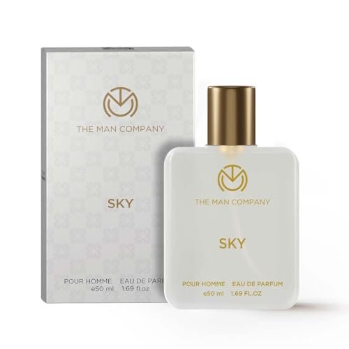 The Man Company Sky EDP – 50ml | Perfume For Men | Premium Long Lasting Fragrance | Citrusy, Aquatic & Woody | Gift For Men