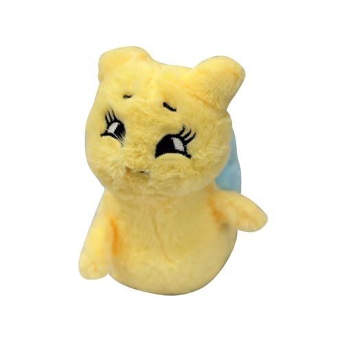 EITHEO Baby Stuffed Animal Plushie – 25 cm Huggable Soft Teddy Plush Toy for Kids, Girls & All Ages, Adorable Cuddly Stuffed Toy, Multicolor (Snail Yellow)