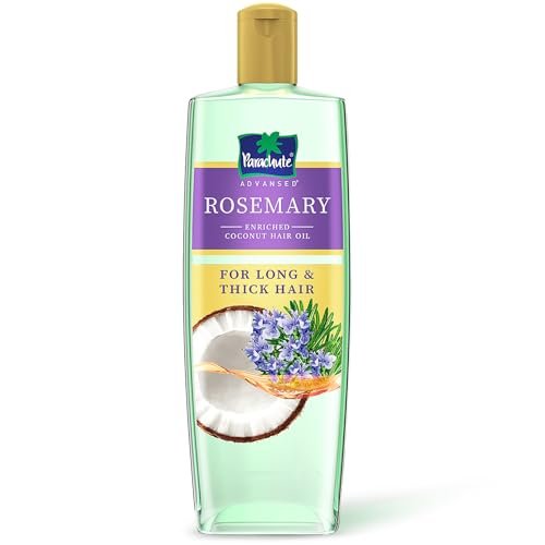 Parachute Advansed Rosemary-enriched Coconut Hair Oil| Rosemary Hair Oil| Superfoods Magic| Long & Thick Hair|300 Ml
