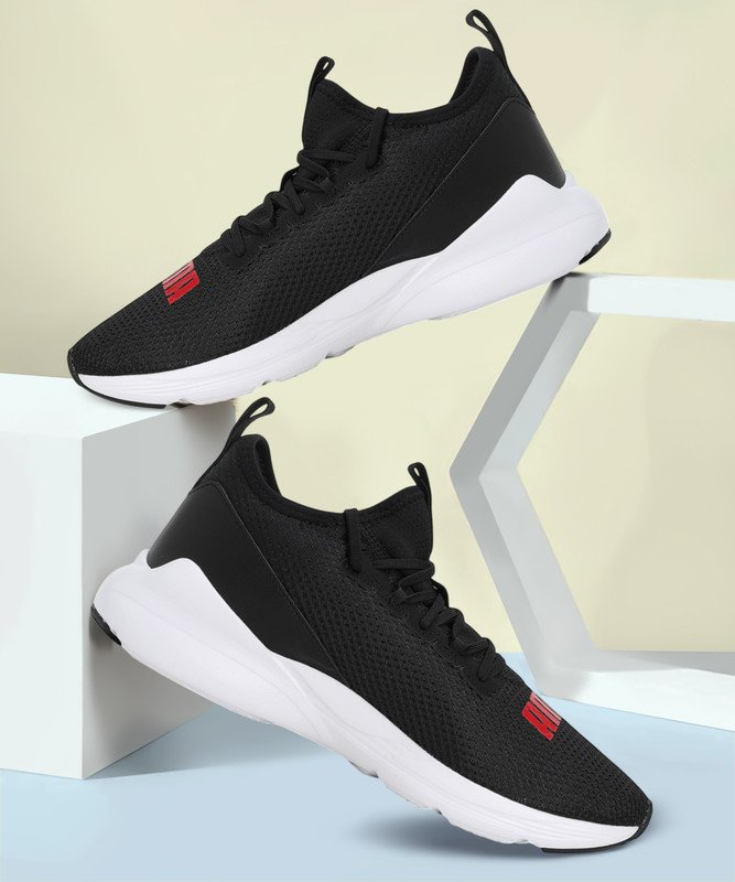 PUMA Cell Vive Bright Running Shoes For Men(Black , 6)