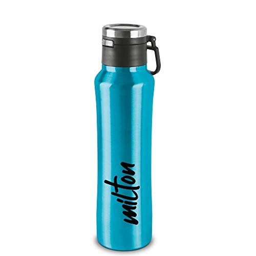 Milton Gulp 600 Thermosteel 24 Hours Hot or Cold Water Bottle, 575 ml, 1 Piece, Blue