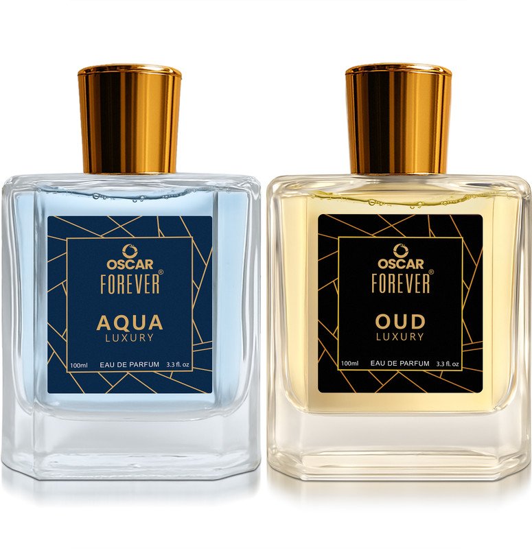 OSCAR Forever Luxury Combo of Aqua & Oud Long Lasting Fragrance (100ml Each) Eau de Parfum  –  200 ml(For Men & Women)