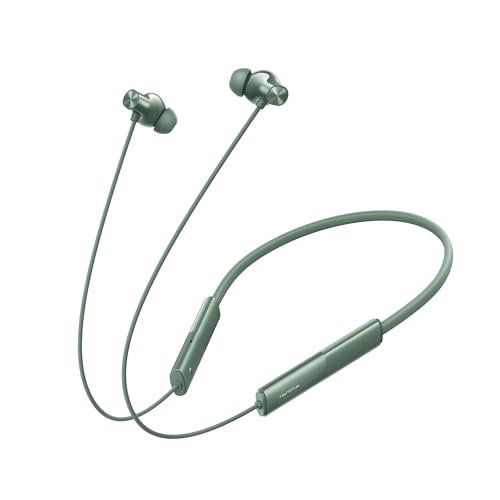 realme Buds Wireless 3 Neo in Ear Bluetooth Neckband with 13.4 Mm Dynamic Bass Boost Driver,Upto 32 Hours Playback,Fast Charge,Ai Enc,45Ms Low Latency,Ip55 Dust&Water Resistannt&Bluetooth V 5.4 Green