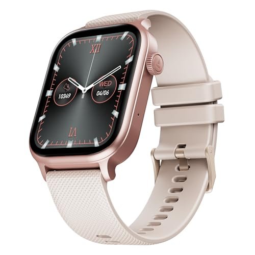 Boat Storm Infinity Plus w/20 Days Extensive Battery Life, Huge 680 mAh, Only Charge Once a Month, 1.96″ Display, Functional Crown, Multiple Sports Modes, Smart Watch for Man & Woman (Cherry Blossom)