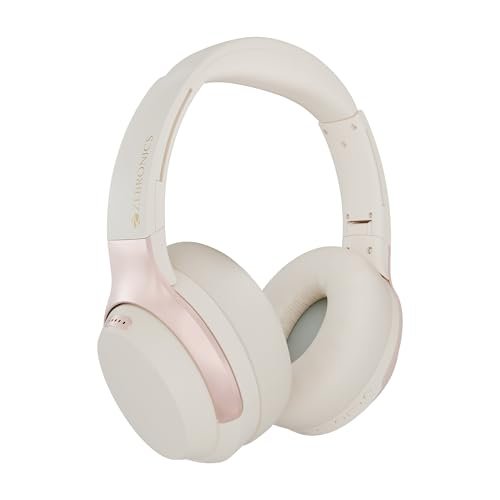 ZEBRONICS Duke Plus, Wireless Over Ear Headphone with ANC, ENC, Gaming Mode, Dual Pairing, Rapid Charge, Upto 70* Hours Backup, Bluetooth v5.4, AUX, Comfortable Earcushion, Deep Bass (Beige)