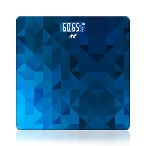 ANT Flora Prism Digital Bathroom Scale forBody Weight Highly Accurate Body Weighing Machine Compact Size LED Display, High Standards Sturdy Tempered Glass, Conversion Switch,30 Months Warranty_ Prism