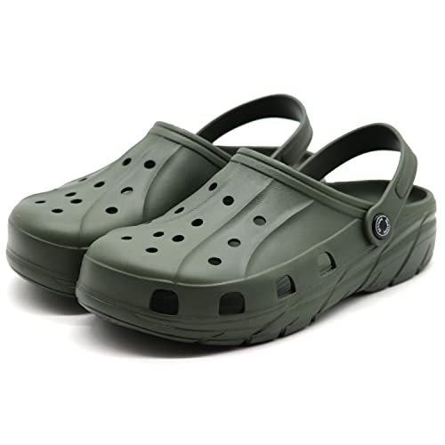 Red Tape Men’s Olive Green Clogs – 6 UK