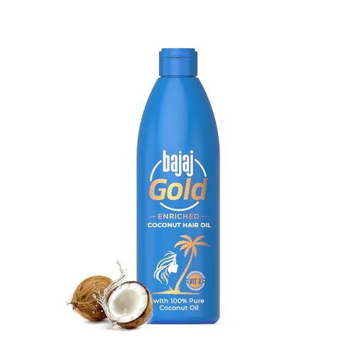 Bajaj Gold Enriched Coconut Hair Oil, 500ml