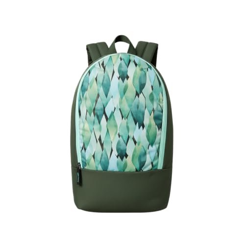 Impulse Daydash Printed 20L Backpack – Green | Lightweight Multi-Purpose Bag for Travel, Hiking & Daily Use