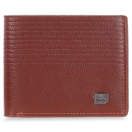 Lavie Sport Henry Bi-Fold Wallet for Men|2 Currency compartments|Holds Upto 4 Credit/ATM Cards|Transparent ID Slot|12 Months Warranty|Box Packaging for Gifting