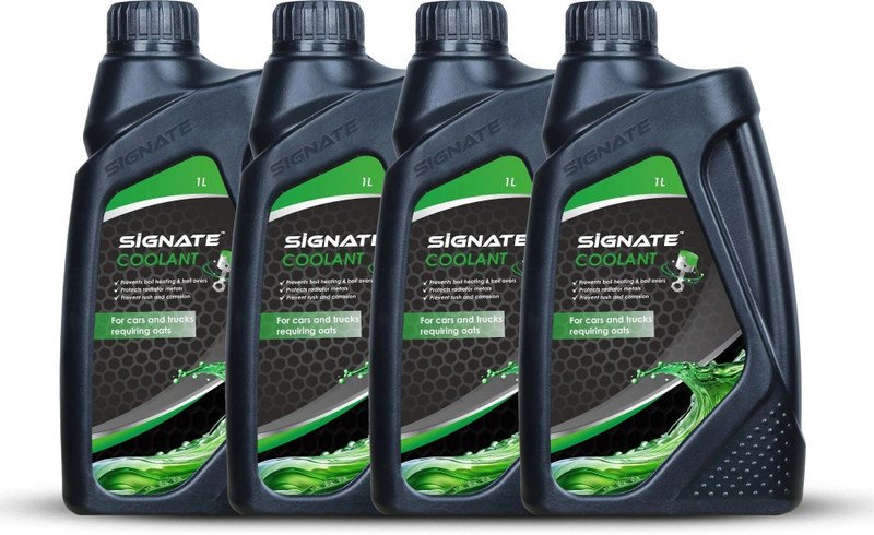 Signate SCG SF Coolant Water for Cars, Best Engine Coolant Liquid for Summer Coolant(1 L, Pack of 4)