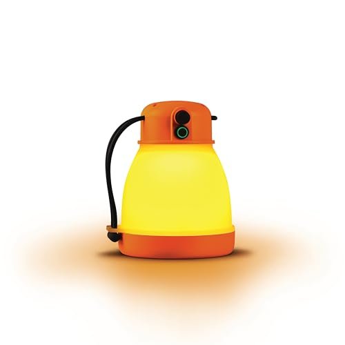 Philips Glamp Yellow 5W Rechargeable LED Emergency Light,Long Lasting Light with 3600 mAh Battery & 6 Hours Backup,3 Front Light Modes & 2 Light Colors in 1 Campaign Mode(Warm White + Yellow)