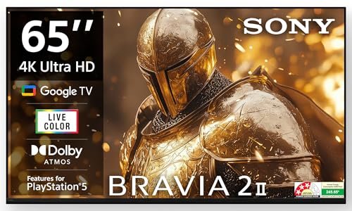 Sony 164 cm (65 inches) BRAVIA 2M2 Series 4K Ultra HD Smart LED Google TV K-65S25BM2