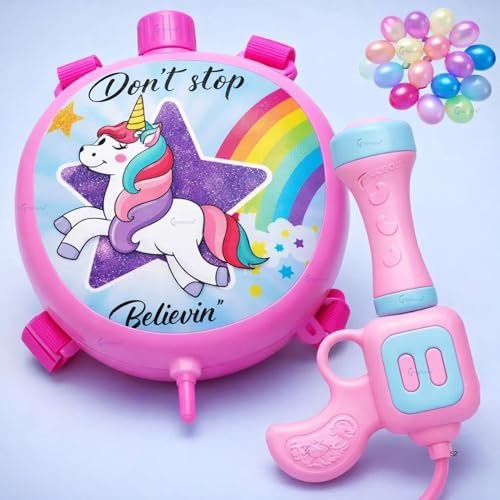 GRAPHENE Pink Holi Pichkari Water Gun Spray Pistol Leak Proof 600ml High Pressure Tank pichkari Backpack Holding Adjustable Strap for Boys Girls Kids