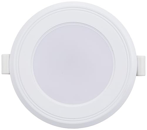 Havells Luna LED RBP JB Downlight 6W Downlight Energy Efficient Long Life of 25000 Burning Hours Perfectly FITS in Junction Boxes Powder Coated Polycarbonate HOUSING,80 Lumen Per Watt 4000K