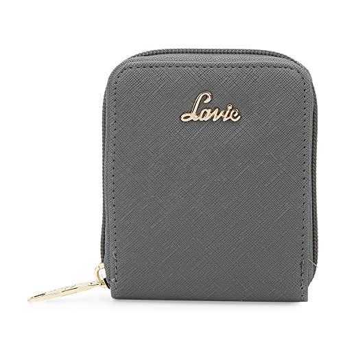 Lavie Womens Small Zip Around Purse (Grey)