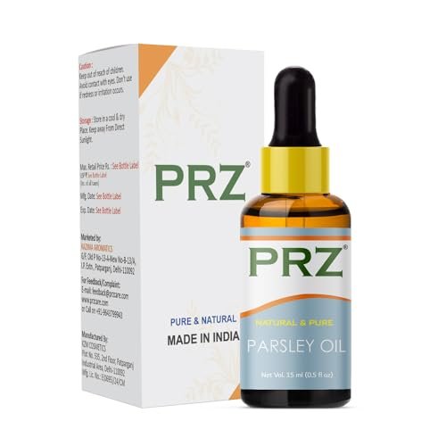 PRZ Parsley Seed Essential Oil – Pure Natural Therapeutic Grade Oil for Skin Care & Hair Care, 15 ml