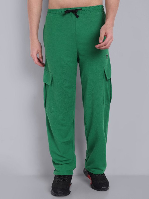 Go Devil Regular Fit Men Green Trousers