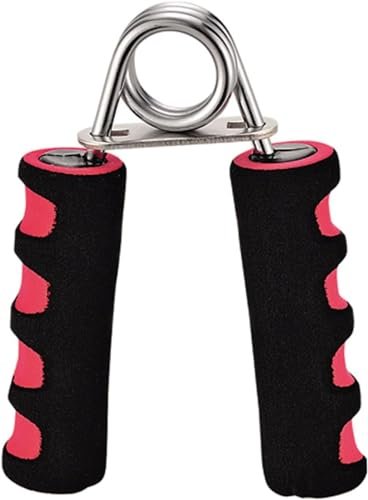 AMIFIT Premium Hand Grip Strengthener with Foam Handle, Hand Gripper for Men & Women for Gym Workout Hand Exercise Equipment to Use in Home (Red-Black)