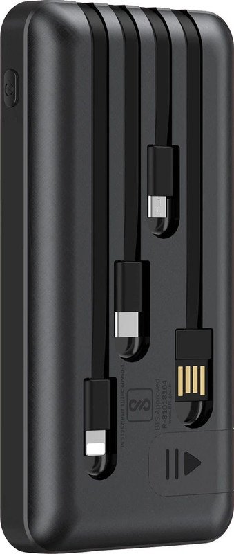 WINgFI 10000 mAh 15 W Power Bank(Black, Lithium Polymer, Power Delivery 3.0, Quick Charge 4.0 for Mobile)