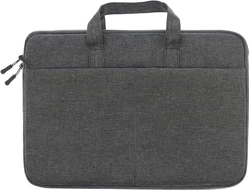 hirTa Delta 17.3 inch Laptop Sleeve Case Cover with Front Pockets Lightweight Compatible for Most HP Envy/Pavilion/Omen, Acer Predator/Aspire, Dell Inspiron/G3 G7 17, Lenovo Ideapad – Denim Grey