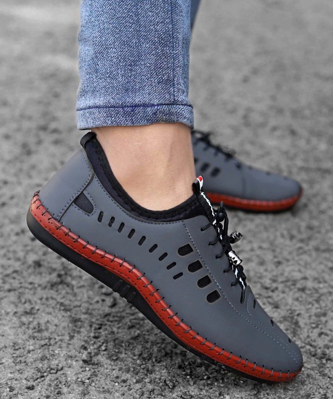 Krors Lightweight,Comfort,Summer,Trendy,Walking,Outdoor,Stylish,Training,Daily Use Loafers For Men(Grey , 10)