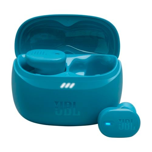 JBL New Launch Tune Buds 2 TWS, ANC Earbuds, 48Hr Playtime,Dual Connect,6 Mics, Spatial Sound, Personi-Fi 3.0, Ambient Aware, Relax Mode, Customized EQ with Headphones App (Turquoise)