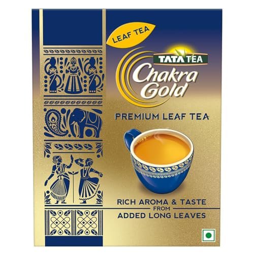 Tata Tea Chakra Gold Premium Leaf, Rich Aroma & Taste, Black Tea With Leaf, 250 gram