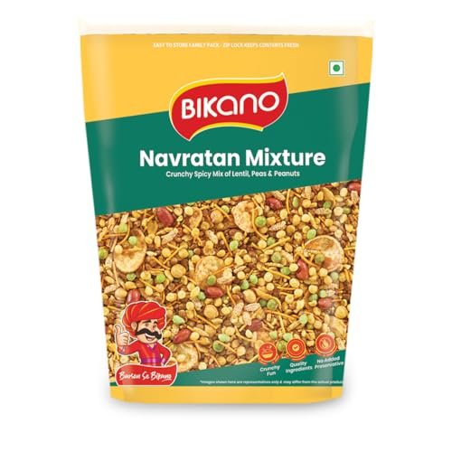 Bikano Navratan Mixture | Spicy and Crunchy | Navratan namkeen |All time favourite Indian Namkeen | 1kg Pack